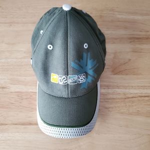 Vintage Olympics Salt Lake City Utah 2002 Fitted Hat  Green Embroidered